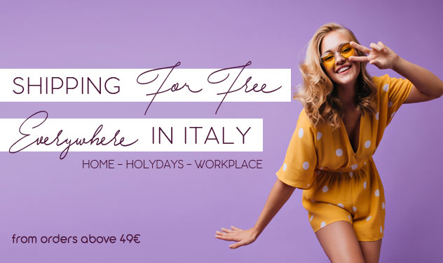 Free Shipping in Italy above 49€